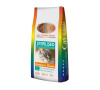Cat Club Super Premium Alimento per gatti adulti sterilizzati con gamberetti da 12 kg